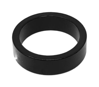 Bike Ahead Alloy Headset Spacer 1 1/8 (28.6mm) 10mm Black