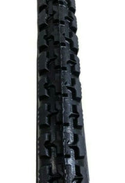 26 x 1 1/2 (40-584) Tyres With Roadster Tread For Vintage Bikes Black & White