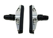 Two Pairs Of CNC V Type Bike Brake Blocks With Smooth Dry Weather Pads SM-1374