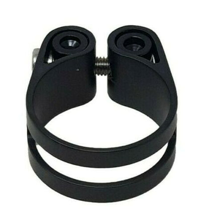 Akiva CC-901 Lightweight 31.8mm Carbon Bike Seat Clamp Matt Black Finish