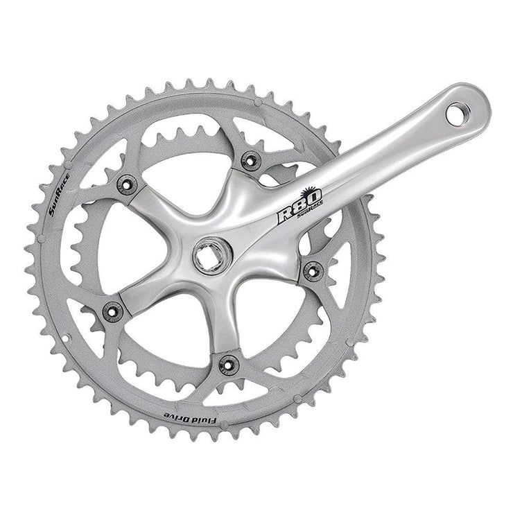 Sunrace FCR81 8x Chainset 170mm 39/53T + 42/52T Rings