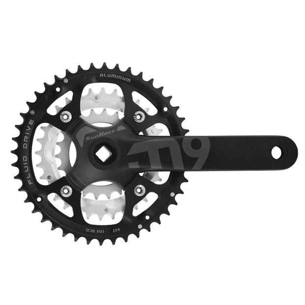 Sunrace FCM914 9x 44/32/22T 175mm Chainset