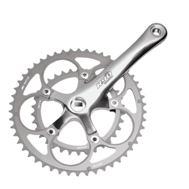 Sunrace FCR9F 9x 50/34T 170mm Chainset Alloy Rings Silver