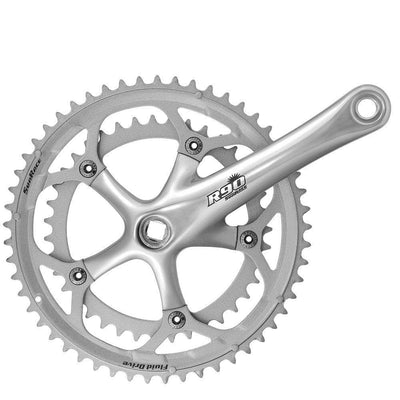 Sunrace FCR96 9x 50/34T 170mm Chainset Steel Rings Silver