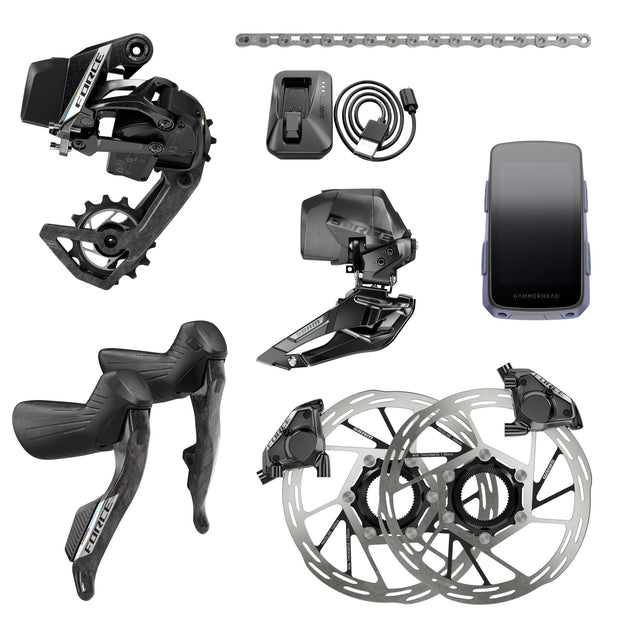 SRAM FORCE AXS E1 Groupset With Hammerhead Karoo