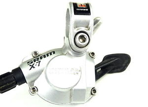 SRAM X7 LEFT HAND 3 SPEED FOR 27 SPEED SYSTEM RAPID FIRE SHIFTER FRONT SILVER