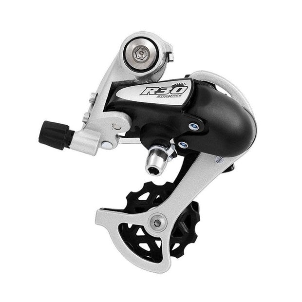 Sunrace RDR37 Road 6/7x Rear Derailleur Short Cage Silver