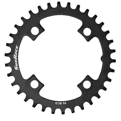 Sunrace CRMX04 Alloy 104 PCD Narrow-Wide Black 30T