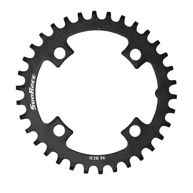 Sunrace MX00 Narrow-Wide 96 PCD Alloy C/Ring Black 30T Asy