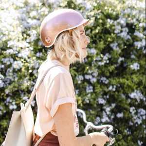 Thousand Heritage Collection Adult Bike Helmet Original Low Profile Retro Commuter Cycling Helmet Small 54cm - 57cm Rose Gold Colour