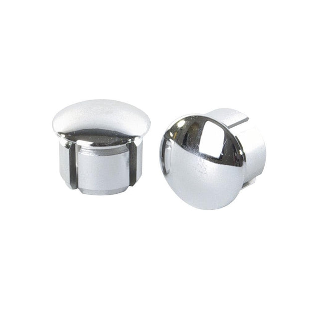 Velox Vintage Chromed Bar End Plugs