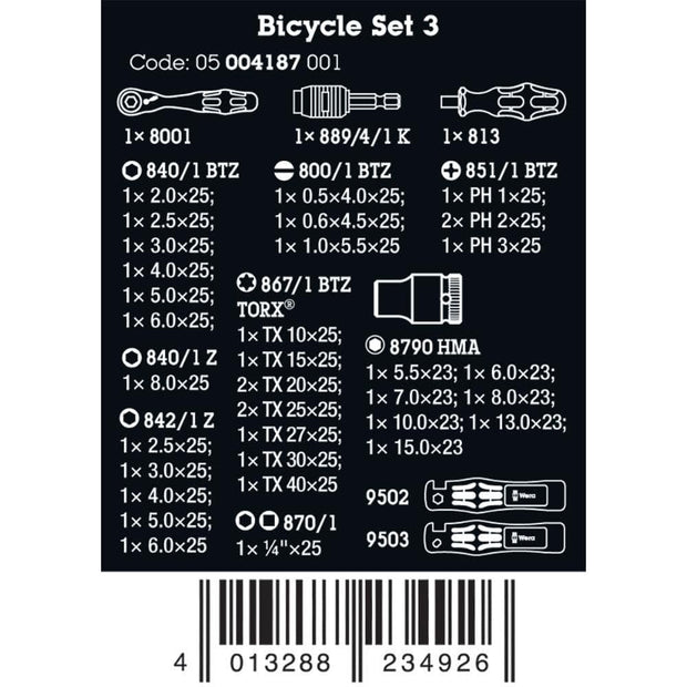Wera Tools Bicycle Set 3