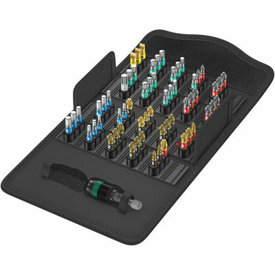 Wera Tools BitSafe BiTorsion Bit Set PZ/PH/SL BDC/BTZ 61pc