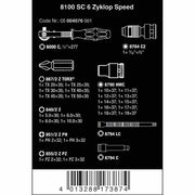 Wera Tools 8100 Zyklop Speed Ratchet Set Sqr 1/2" Drive 28pcs