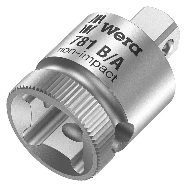 Wera Tools 781 3/8 to 1/4 Square Adaptor 27mm Length