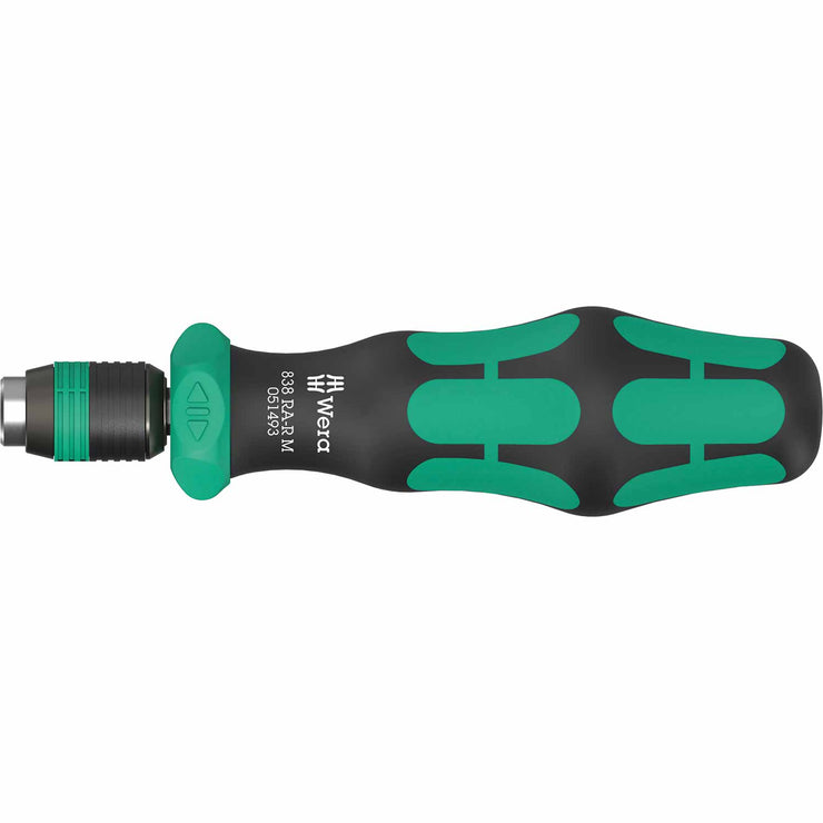 Wera Tools 838 RA-R M Ratcheting Screwdriver Handle 1/4