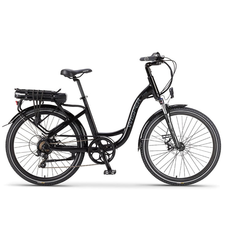 Wisper 705 26” Step-Through eBike - Stealth Black