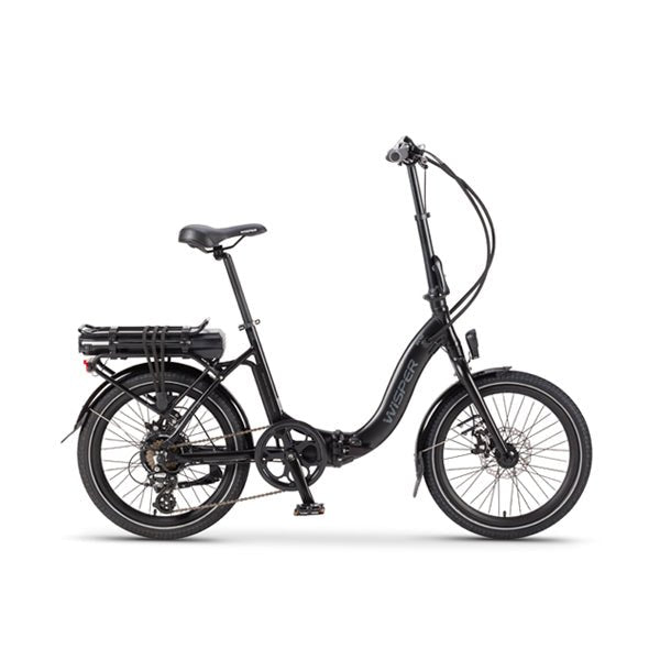 Wisper 806 Folding Electric Bike - Black