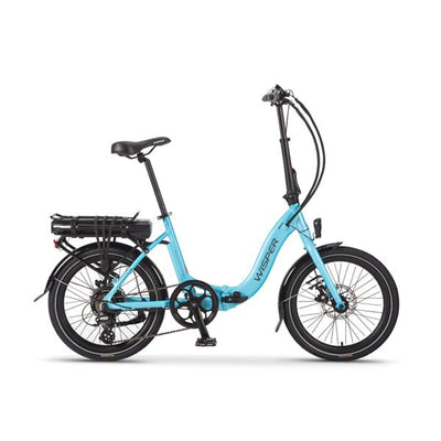 Wisper 806 Folding Electric Bike - Blue