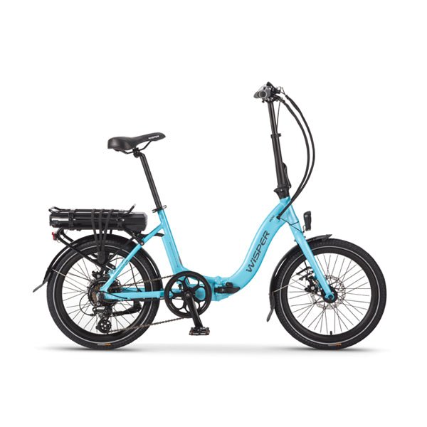 Wisper 806 Folding Electric Bike - Blue