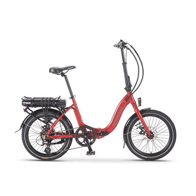 Wisper 806 Folding Electric Bike - Red